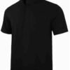 Men's Lightweight Breathable Cotton-Cotton and linen Short Sleeve Shirt - Space Black Color